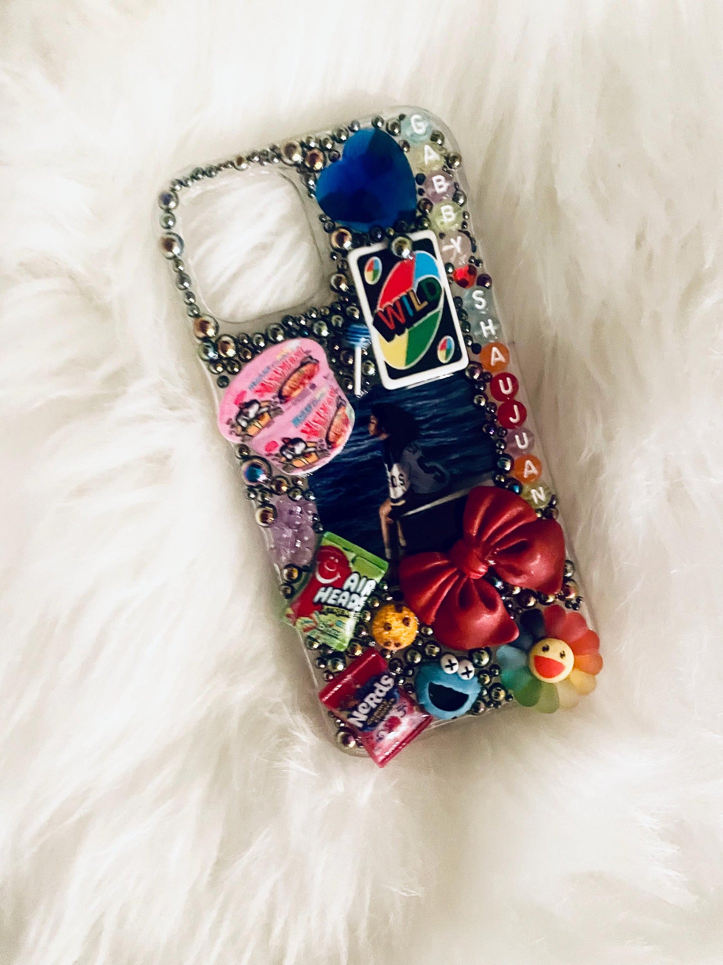 Custom Black Rainbow SZA Junk Case