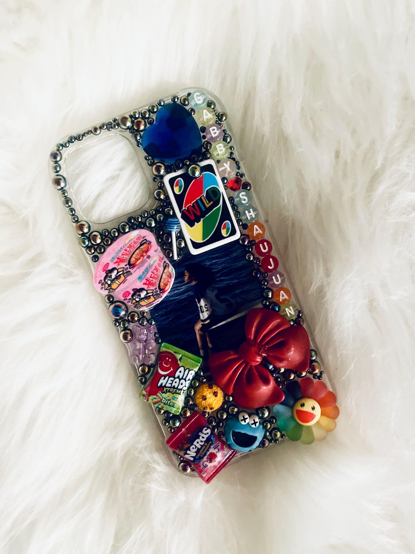 Custom Black Rainbow SZA Junk Case