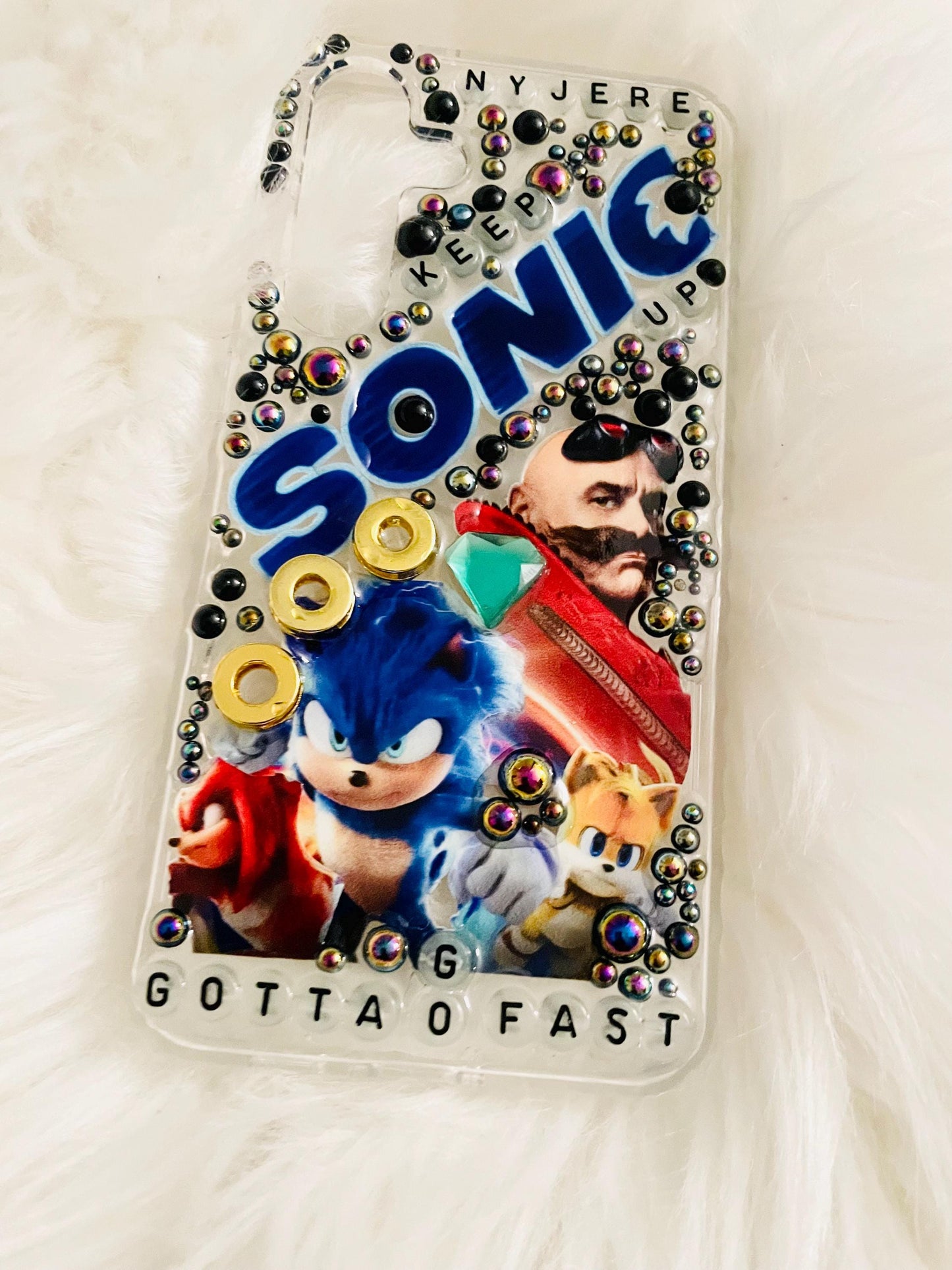 Go Go Fast Sonic the Hedgehog Junk Case