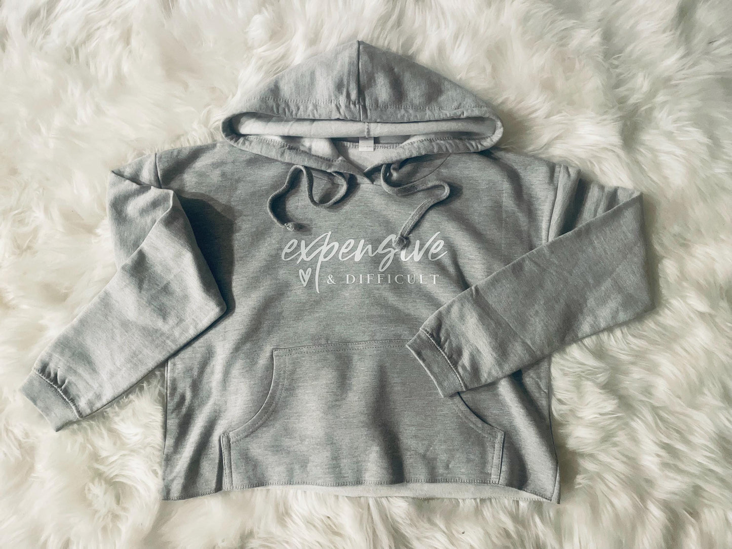 Expensive and Difficult Cropped Sweatshirt