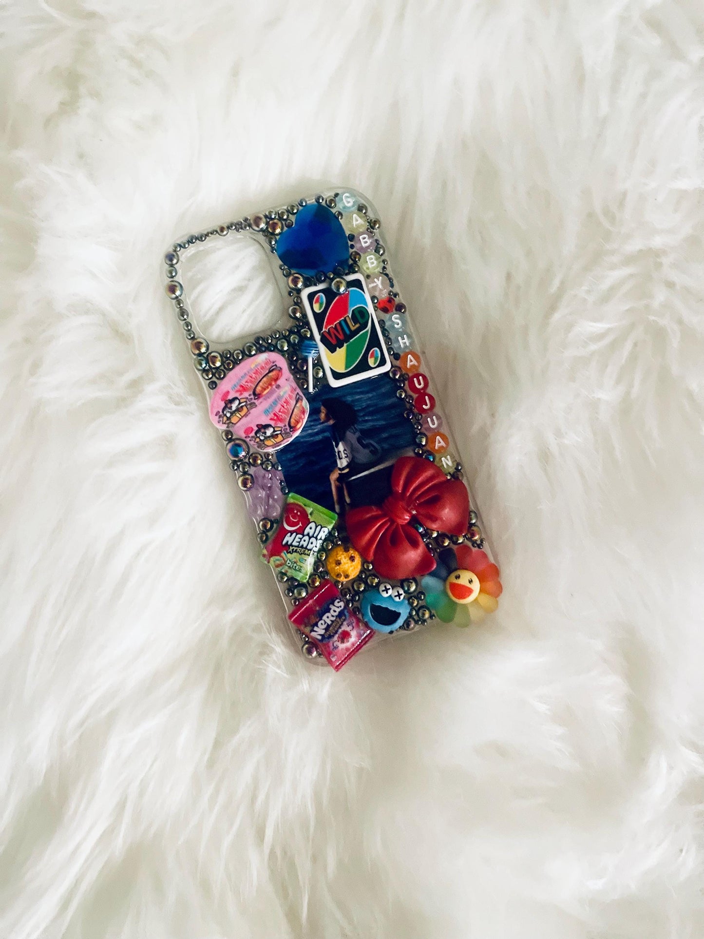 Custom Black Rainbow SZA Junk Case