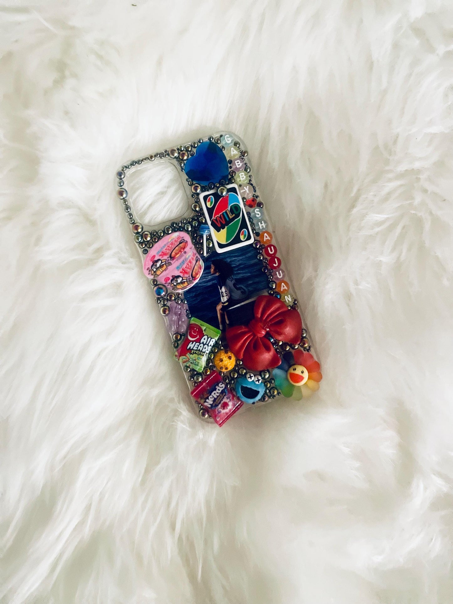 Custom Black Rainbow SZA Junk Case