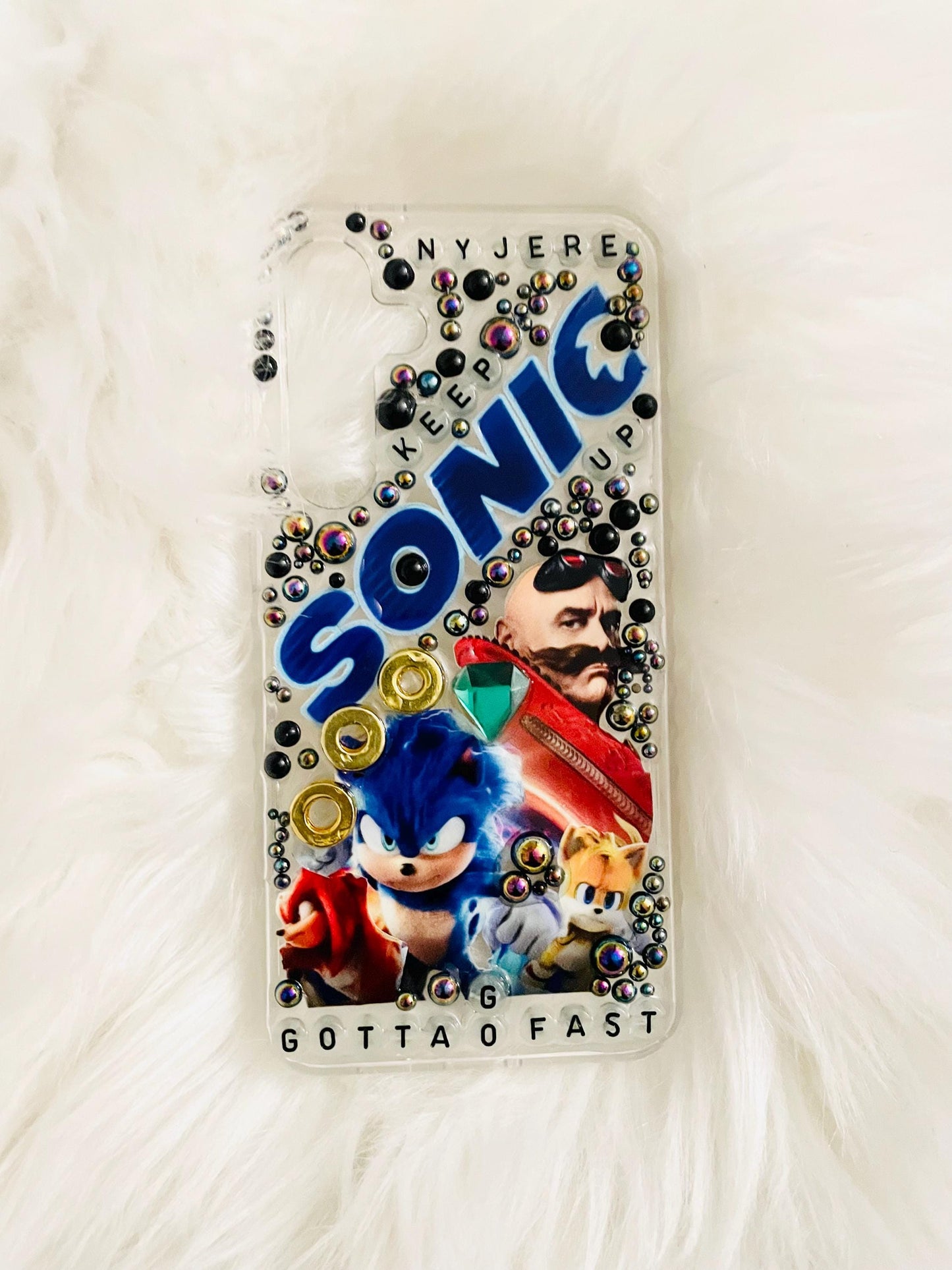 Go Go Fast Sonic the Hedgehog Junk Case