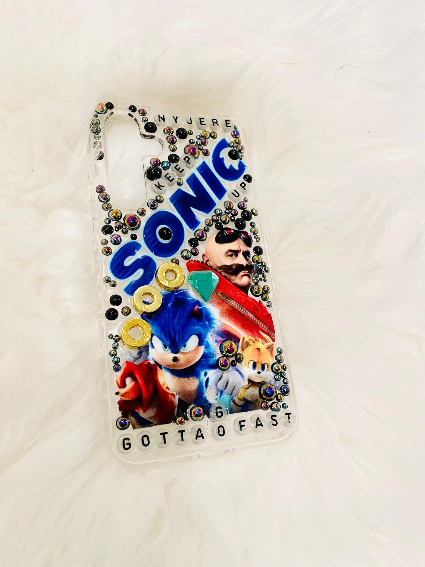 Go Go Fast Sonic the Hedgehog Junk Case