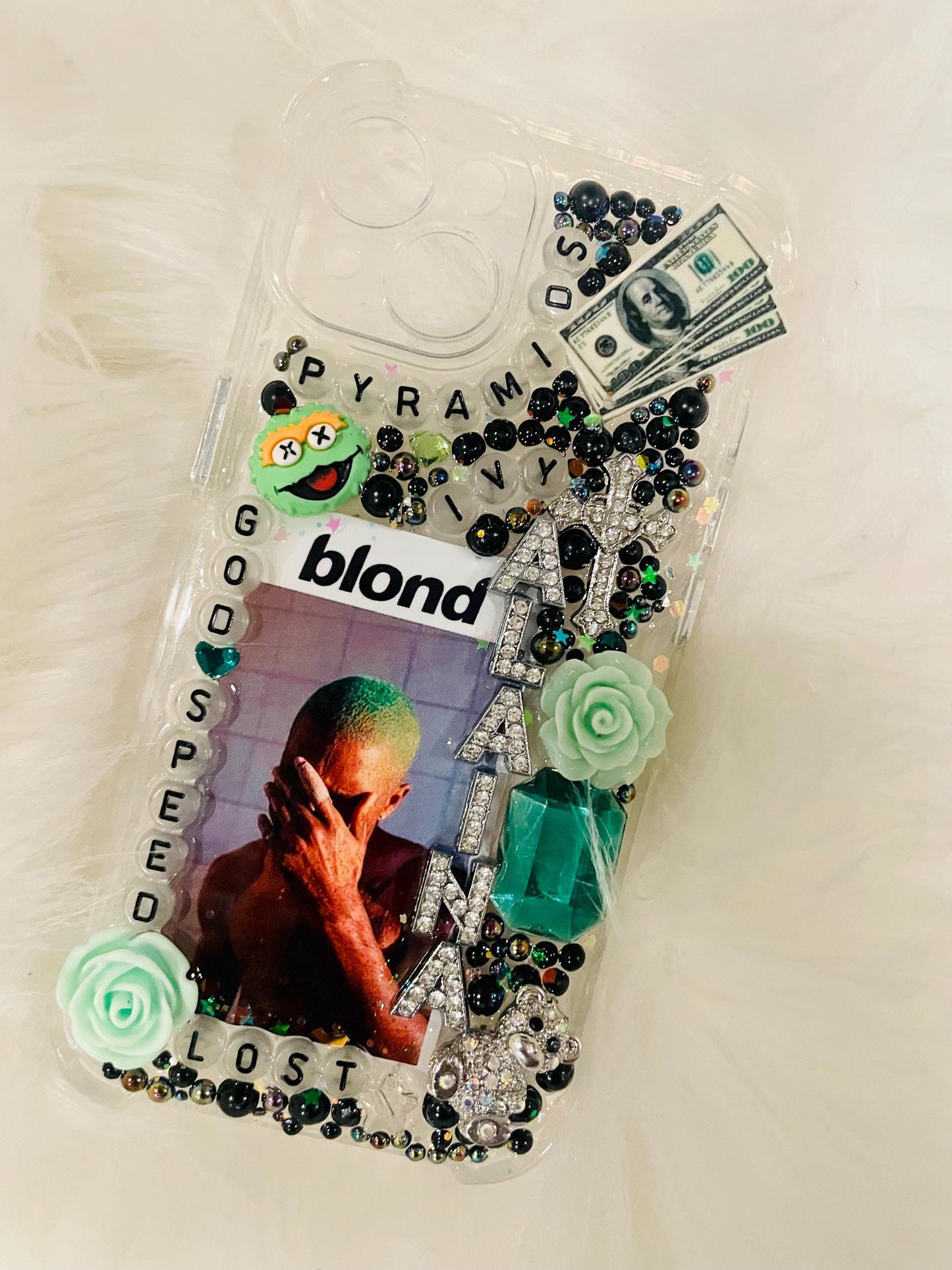 Custom* Green and Black Frank Ocean Junk Case