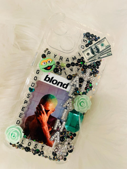 Custom* Green and Black Frank Ocean Junk Case