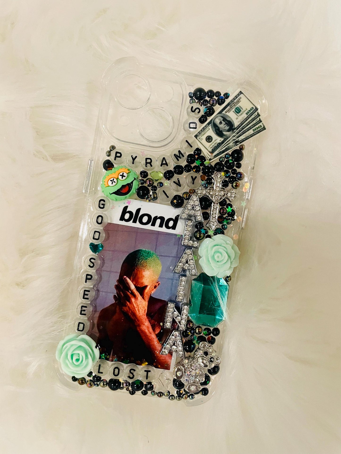 Custom* Green and Black Frank Ocean Junk Case
