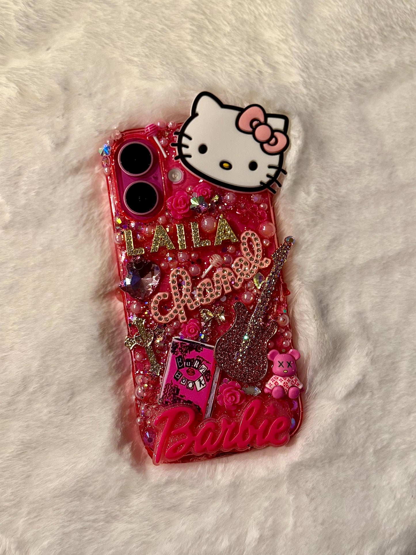 Pink and Gold Hello Kitty Junk Case