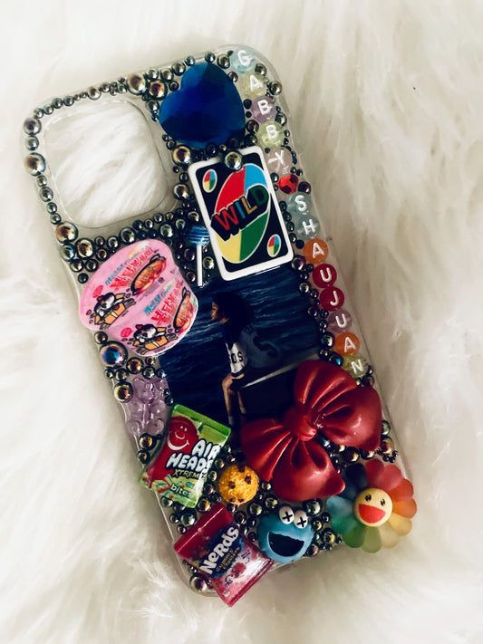 Custom Black Rainbow SZA Junk Case