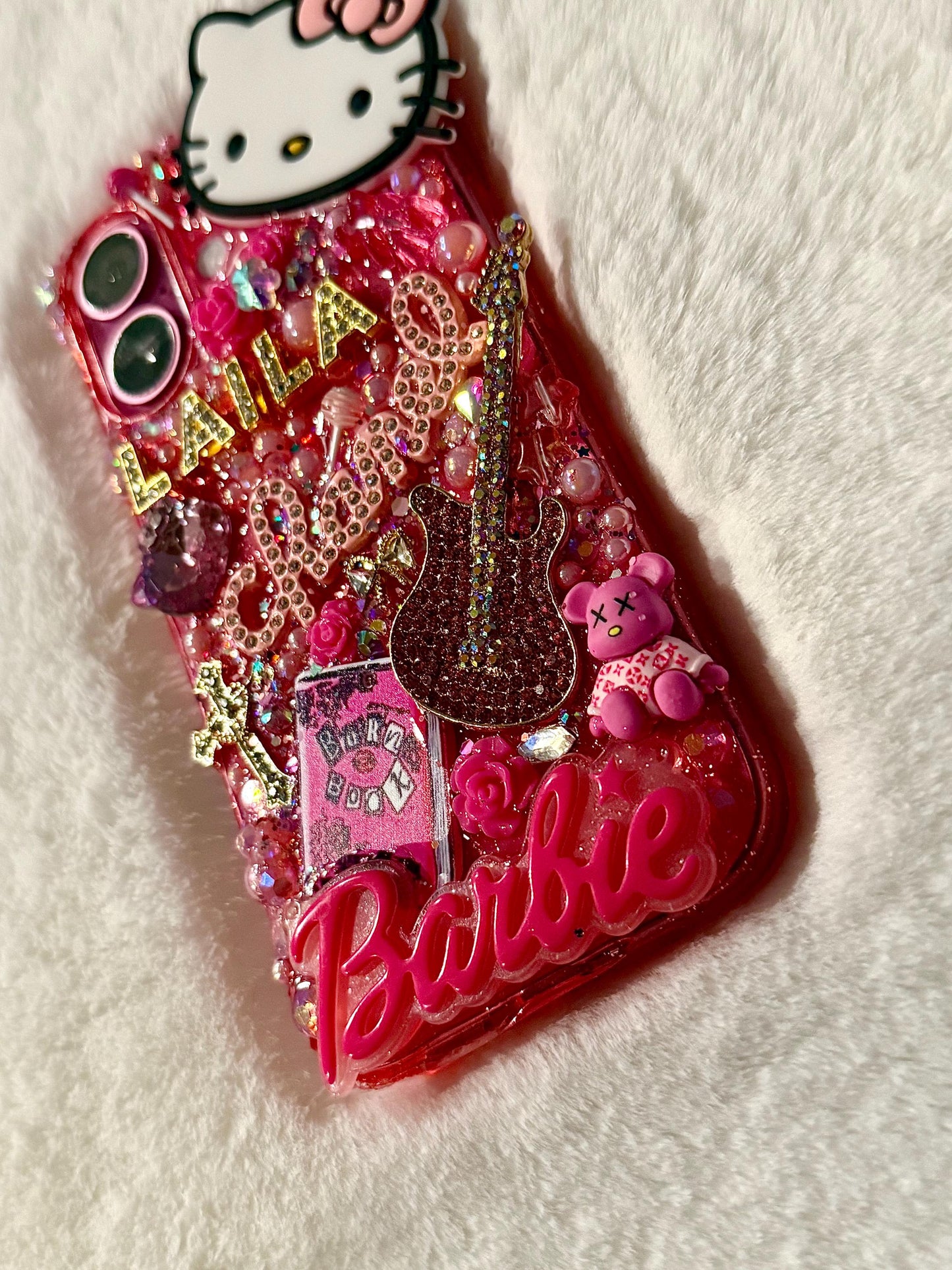 Pink and Gold Hello Kitty Junk Case